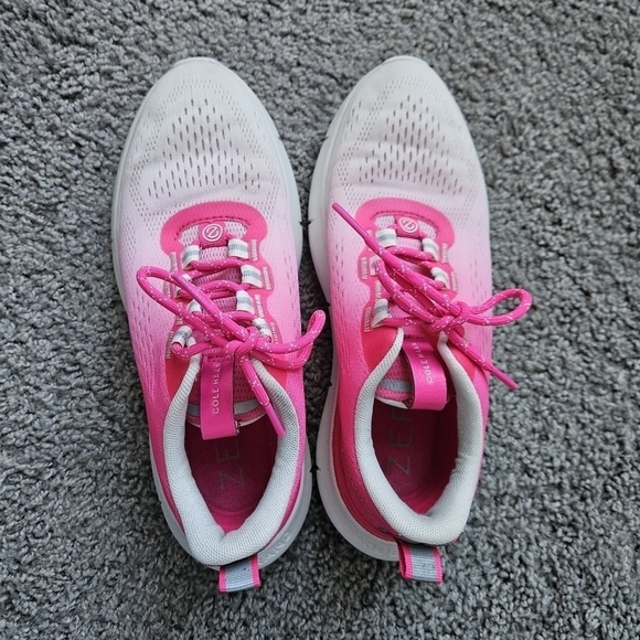 Cole Haan Grand Zero ombre pink white sneakers size 6.5 - Picture 2 of 7